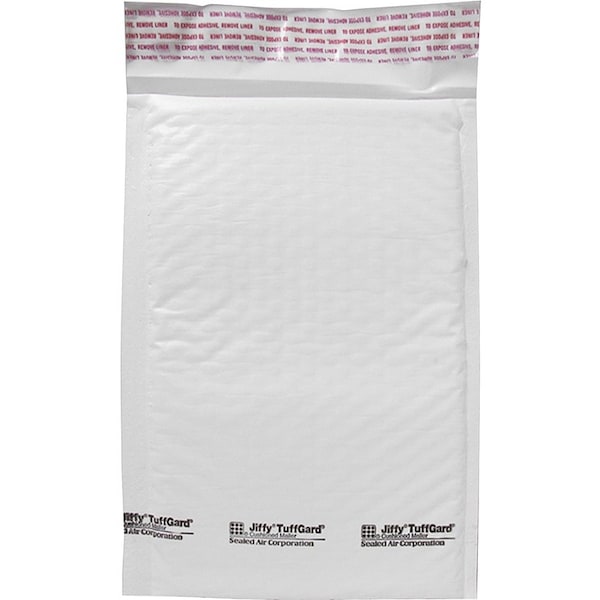 Sealed Air TuffGard Cushioned Mailers 4x8 Inches - Case Of 25 Self-Seal Bubble Mailers